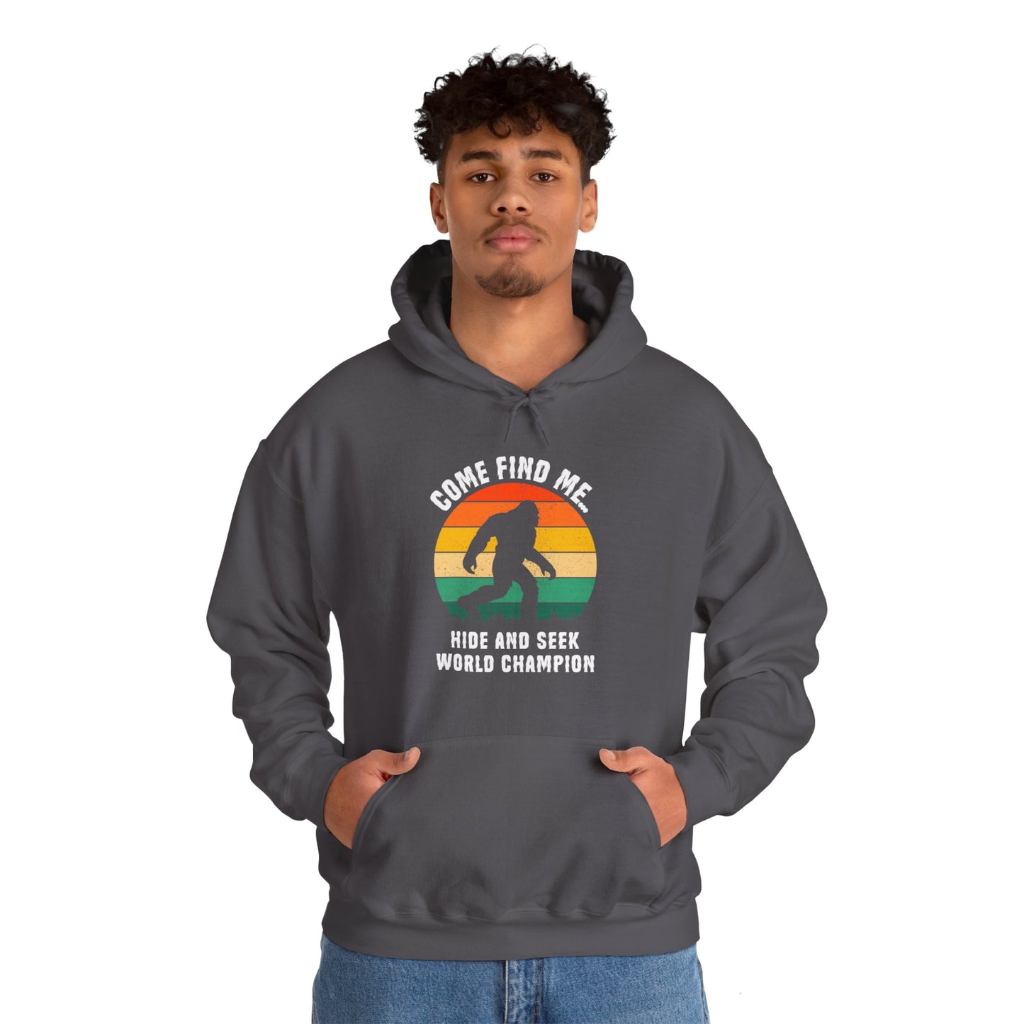 Hide and Seek Champion - Bigfoot - Unisex Heavy Blend™ Hooded Sweatshirt