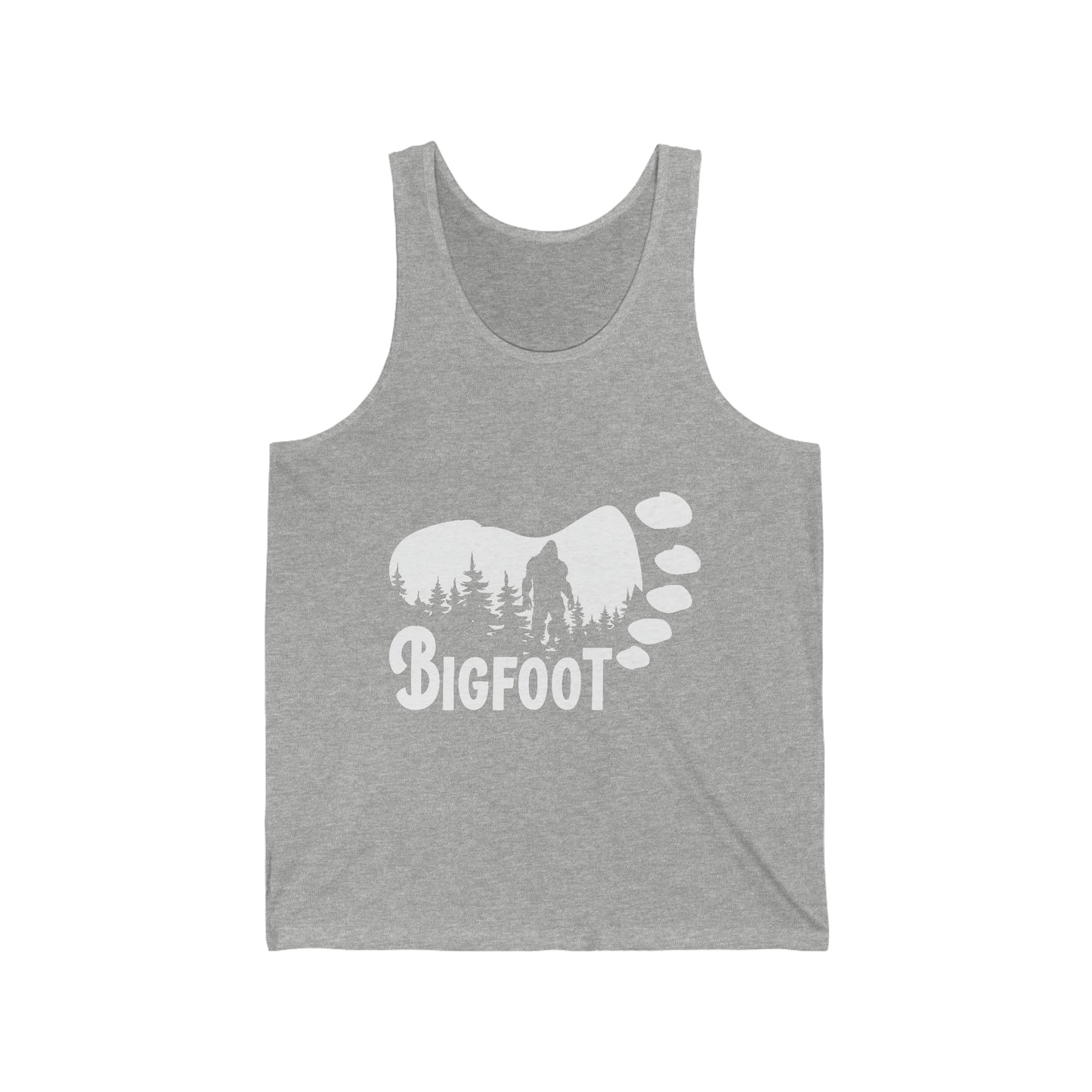 Bigfoot Footprint - Unisex Jersey Tank