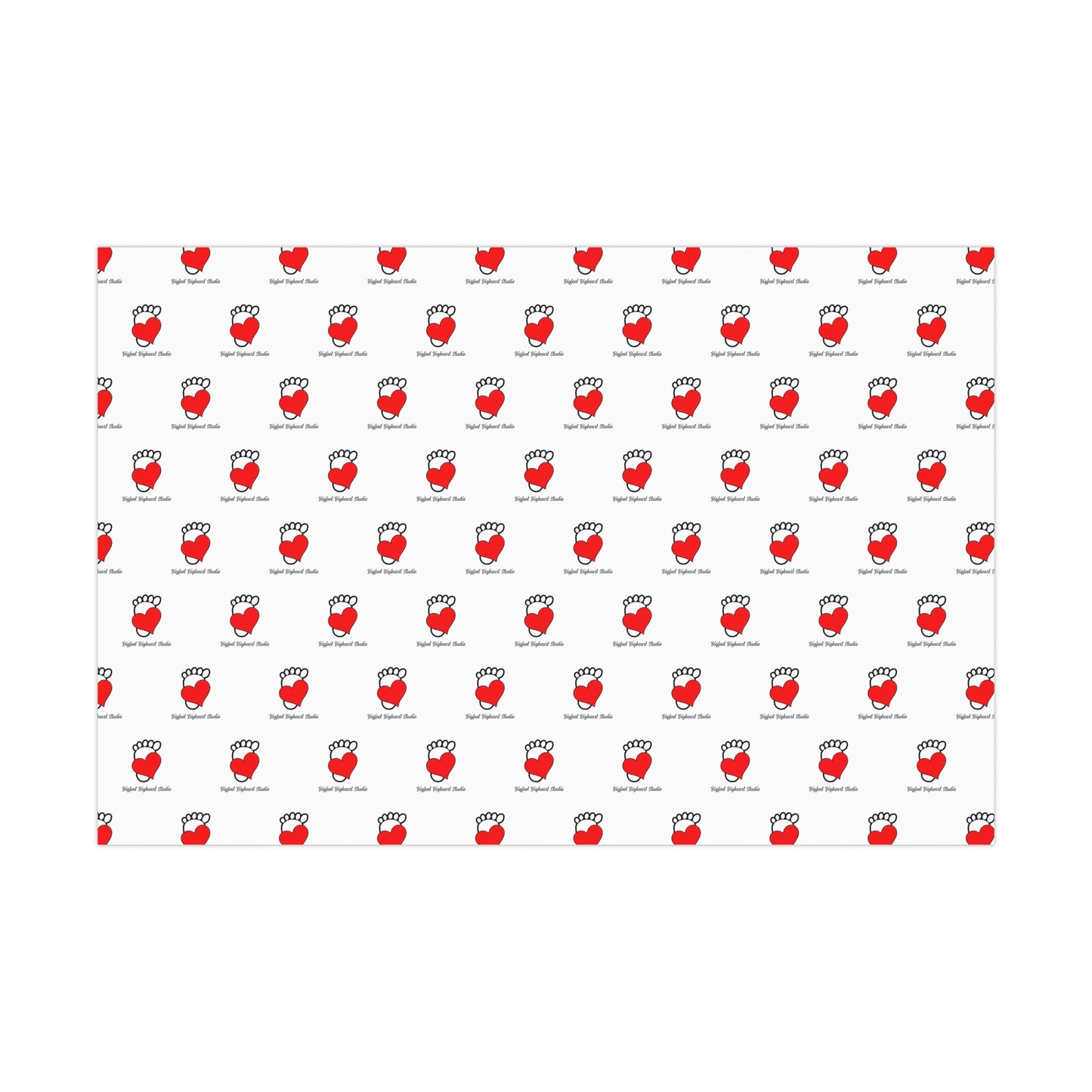 Bigfoot Bigheart Studio Logo - Wrapping Paper - Bigfoot Bigheart Studio