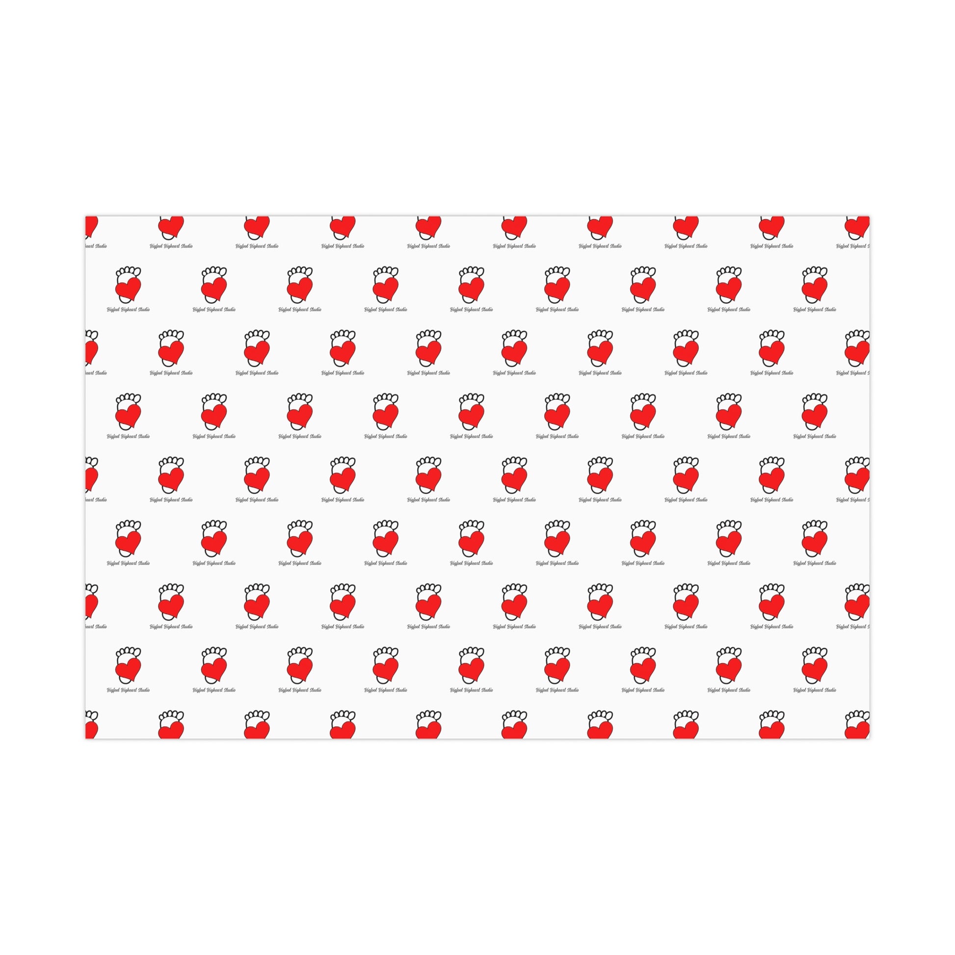 Bigfoot Bigheart Studio Logo - Wrapping Paper - Bigfoot Bigheart Studio