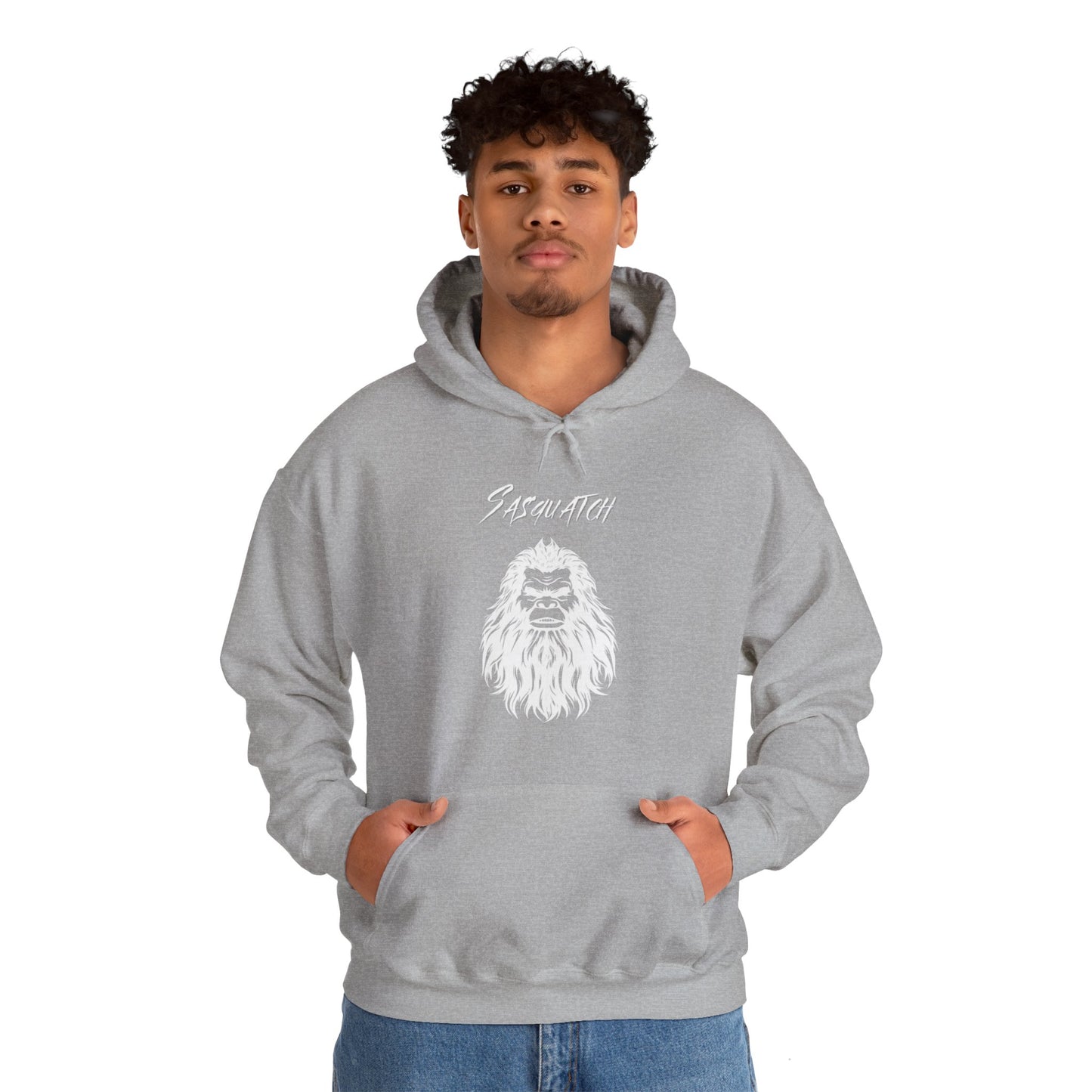 Sasquatch Selfie Adult Hoodie - Unisex Heavy Blend™ Hooded Sweatshirt