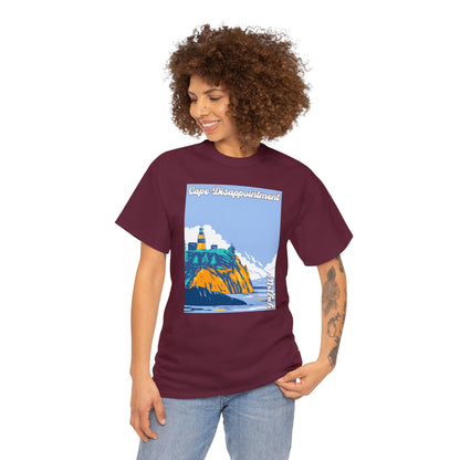 PNW Cape Disappointment T-Shirt - Unisex Heavy Cotton Tee - Bigfoot Bigheart Studio