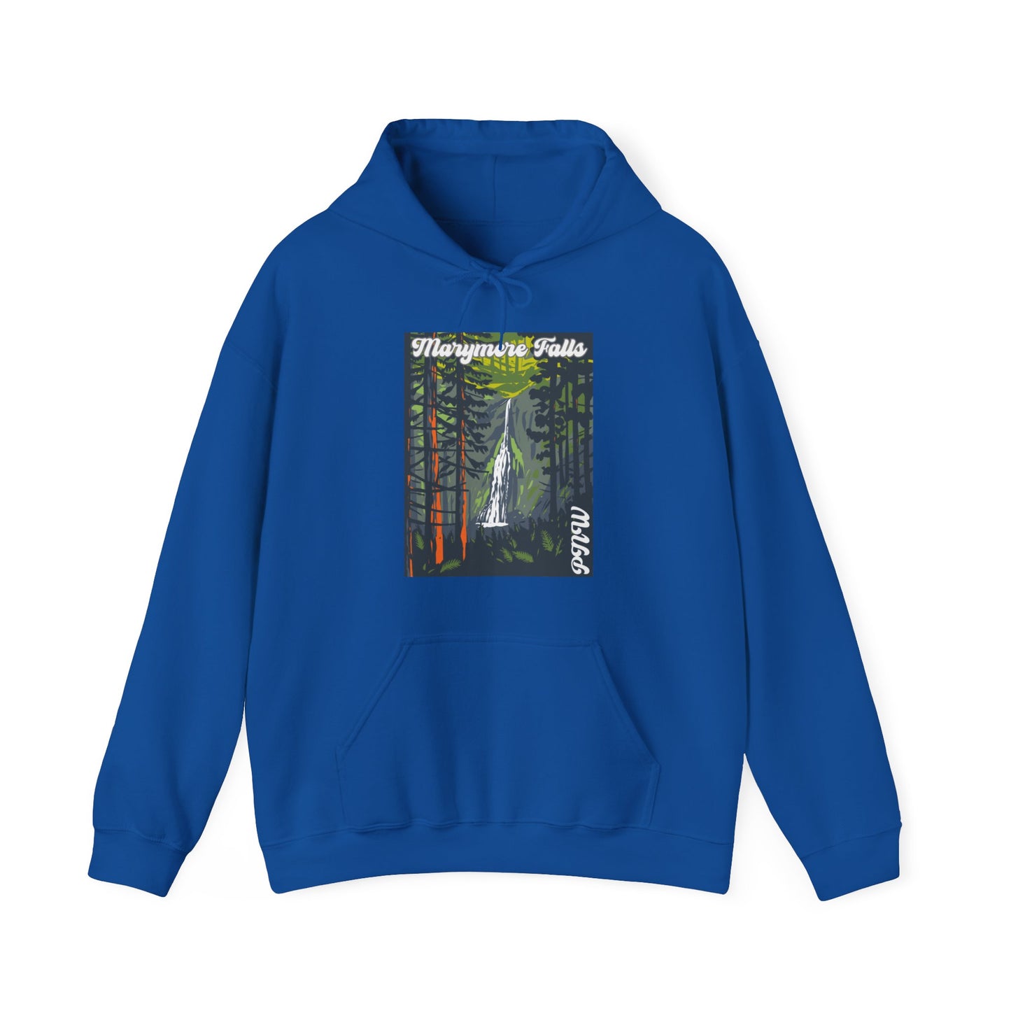 PNW Marymere Falls Hoodie - Unisex Heavy Blend™ Hooded Sweatshirt