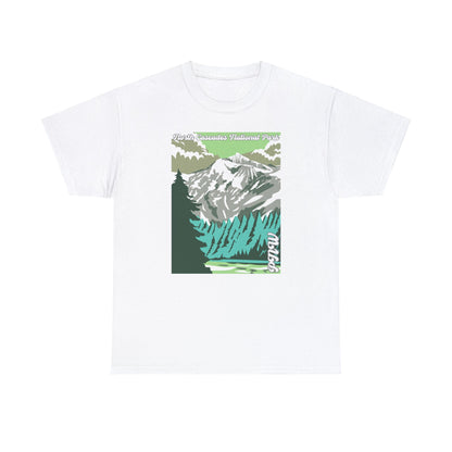 PNW North Cascades National Park T-Shirt - Unisex Heavy Cotton Tee