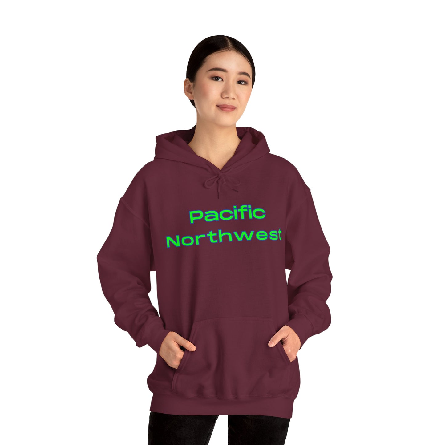 Pacific Northwest Simple Hoodie - Unisex Heavy Blend™ Hooded Sweatshirt