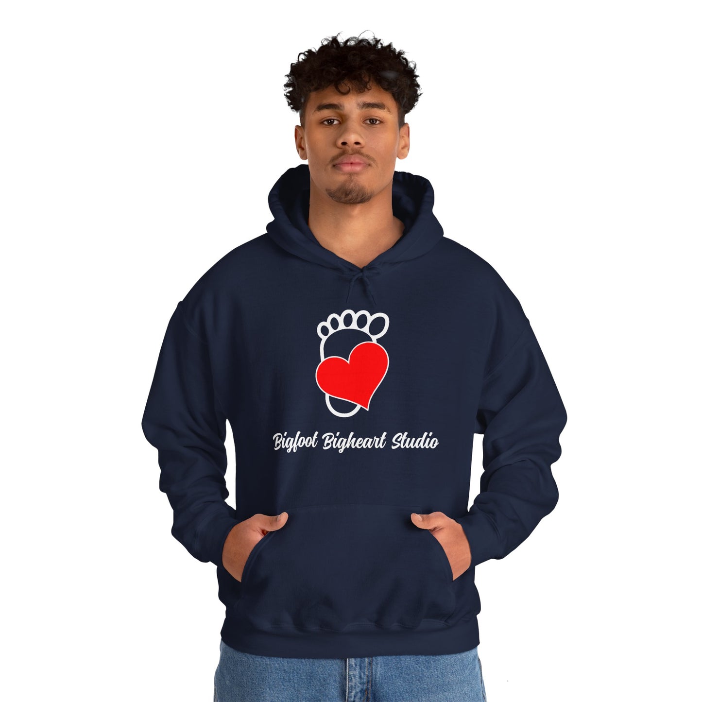 Bigfoot Bigheart Studio Logo Hoodie - Unisex Heavy Blend™ Hooded Sweatshirt