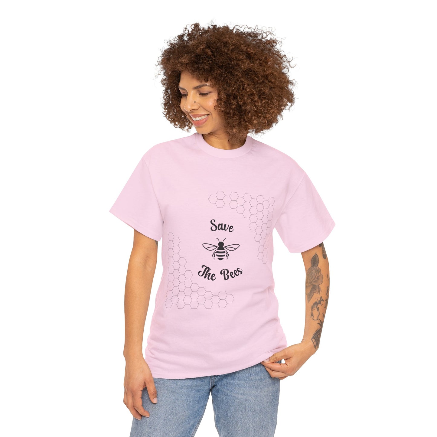 Save the Bees T-Shirt - Unisex Heavy Cotton Tee