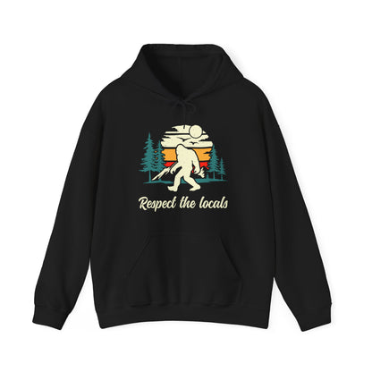 Respect the Locals - Bigfoot | Unisex Heavy Blend Hooded Sweatshirt