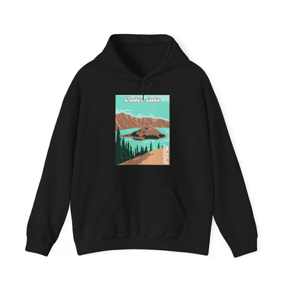 PNW Crater Lake - Hooded Sweatshirt