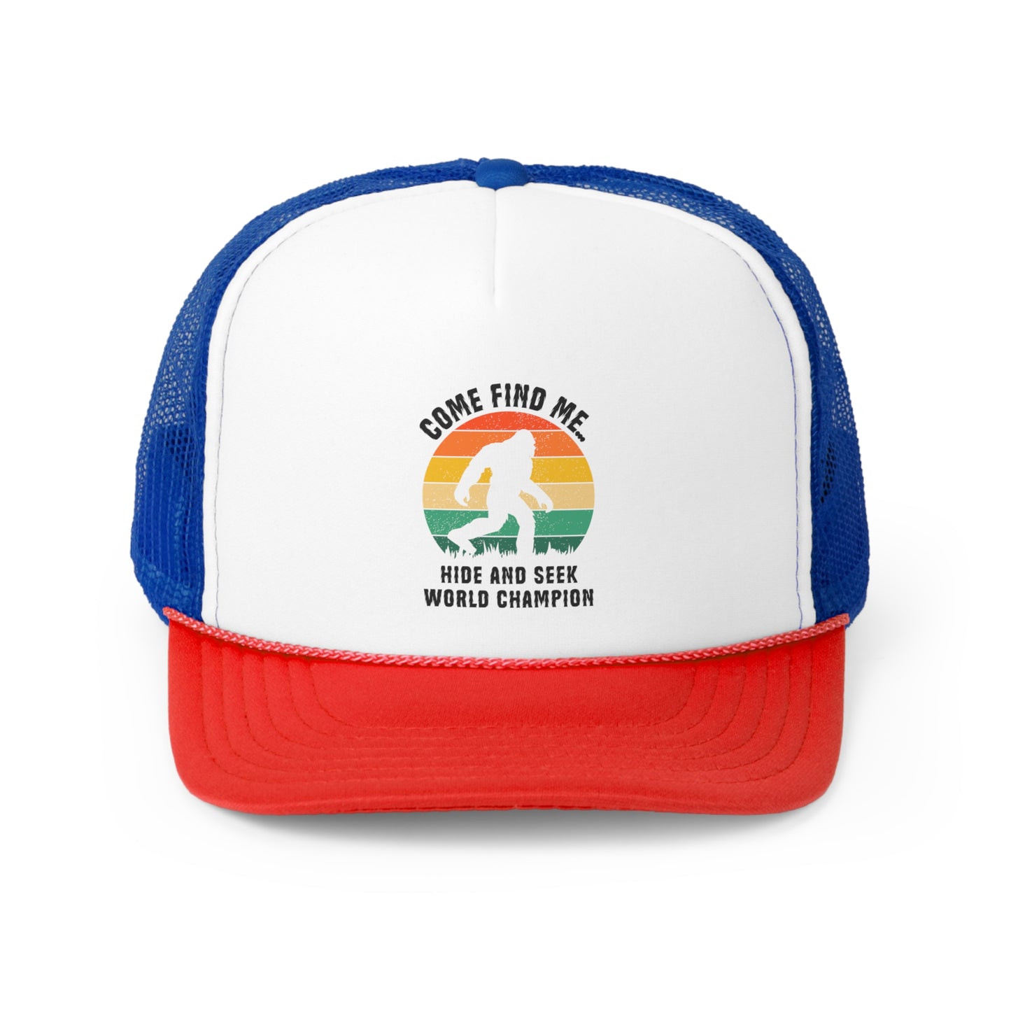 Hide and Seek Champion - Bigfoot - Trucker Caps