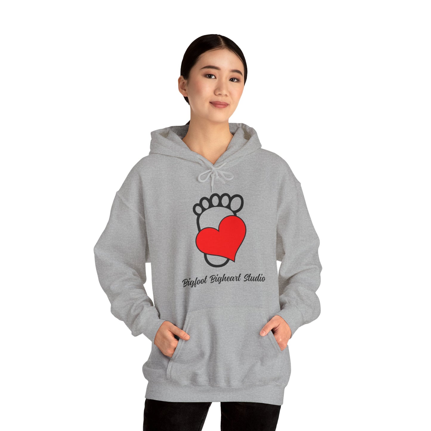 Bigfoot Bigheart Studio Logo Hoodie - Unisex Heavy Blend™ Hooded Sweatshirt