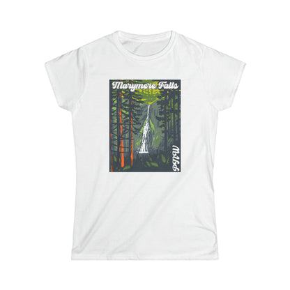 PNW Marymere Falls - Women's Softstyle Tee