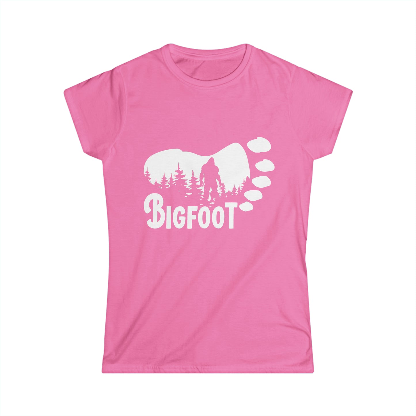 Bigfoot Footprint - Women's Softstyle Tee