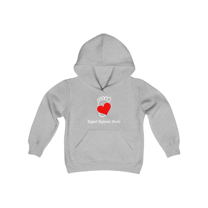 Bigfoot Bigheart Studio Logo Kids Hoodie - Youth Heavy Blend Hooded Sweatshirt - Bigfoot Bigheart Studio