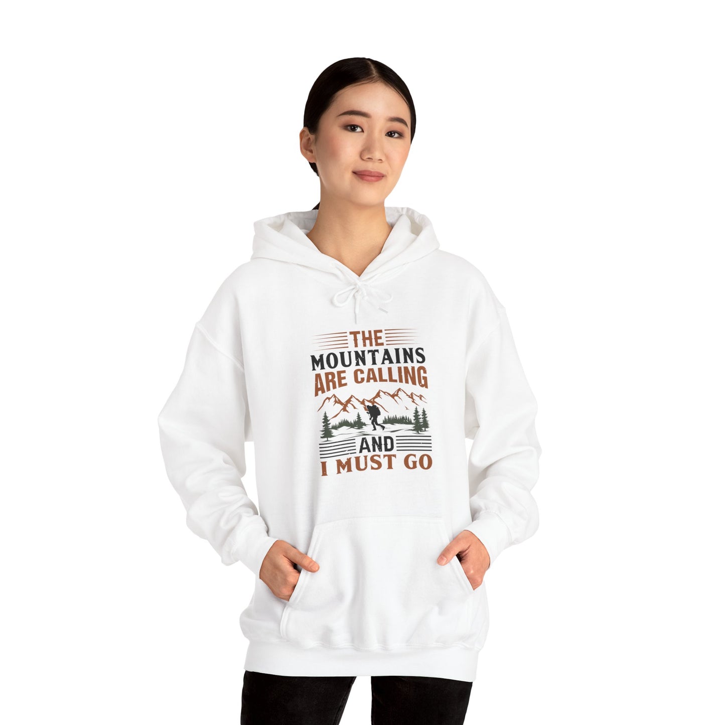 The Mountains Are Calling Hoodie - Unisex Heavy Blend™ Hooded Sweatshirt