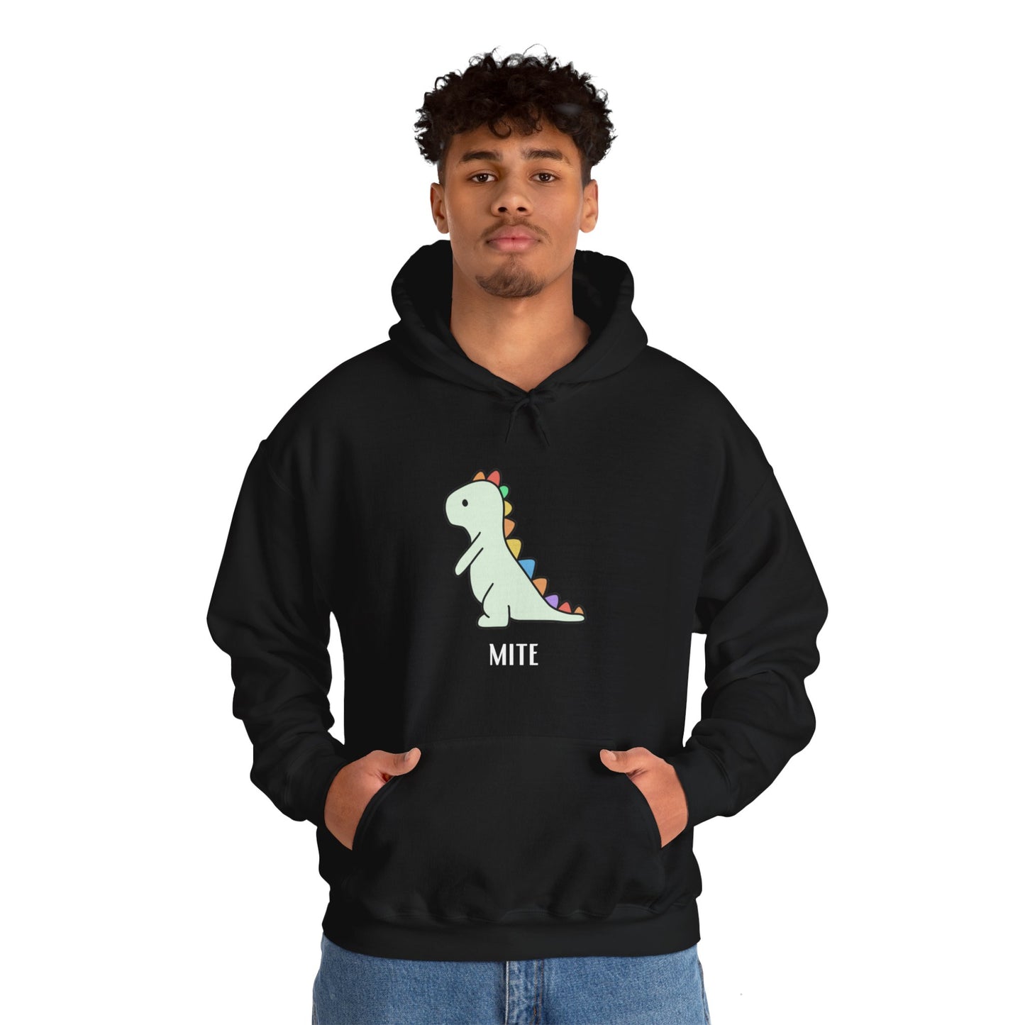 Dino-Mite Hoodie - Unisex Heavy Blend™ Hooded Sweatshirt - Bigfoot Bigheart Studio