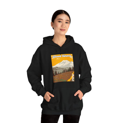 PNW Mount Tahoma (Mt. Rainier) Hoodie - Unisex Heavy Blend™ Hooded Sweatshirt