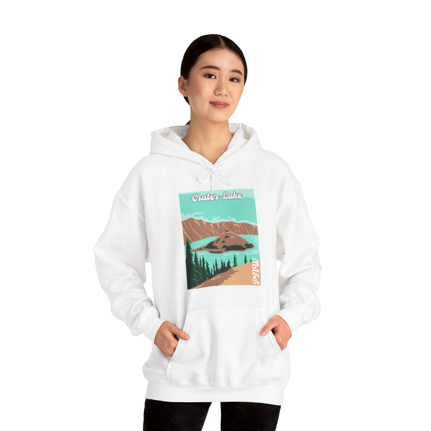 PNW Crater Lake - Hooded Sweatshirt