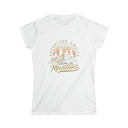 Adventure Awaits - Women's Softstyle Tee