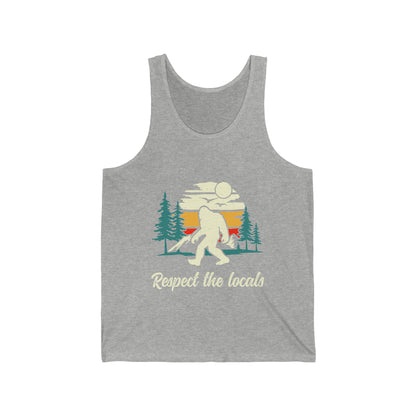 Respect The Locals - Unisex Jersey Tank