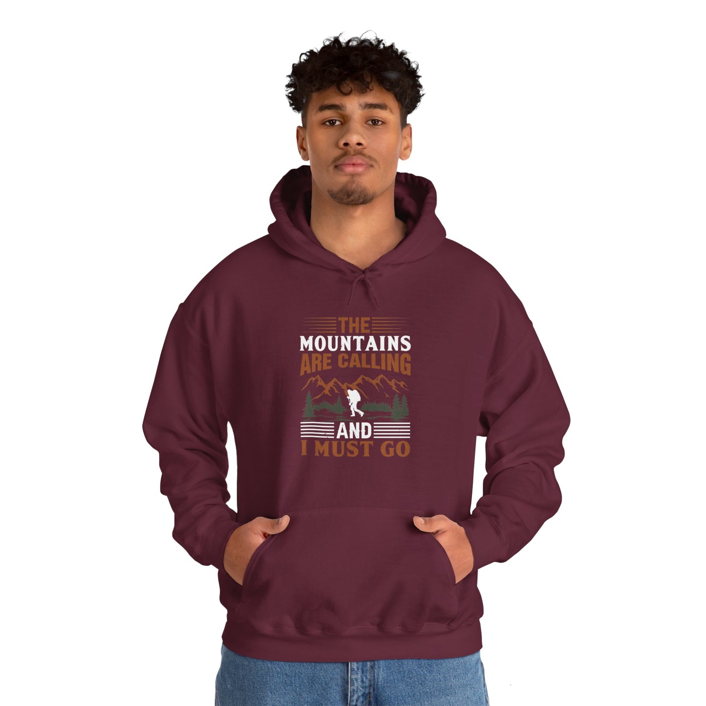 The Mountains Are Calling Hoodie - Unisex Heavy Blend™ Hooded Sweatshirt