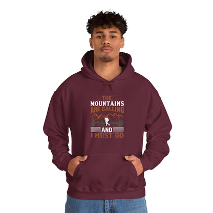 The Mountains Are Calling Hoodie - Unisex Heavy Blend™ Hooded Sweatshirt