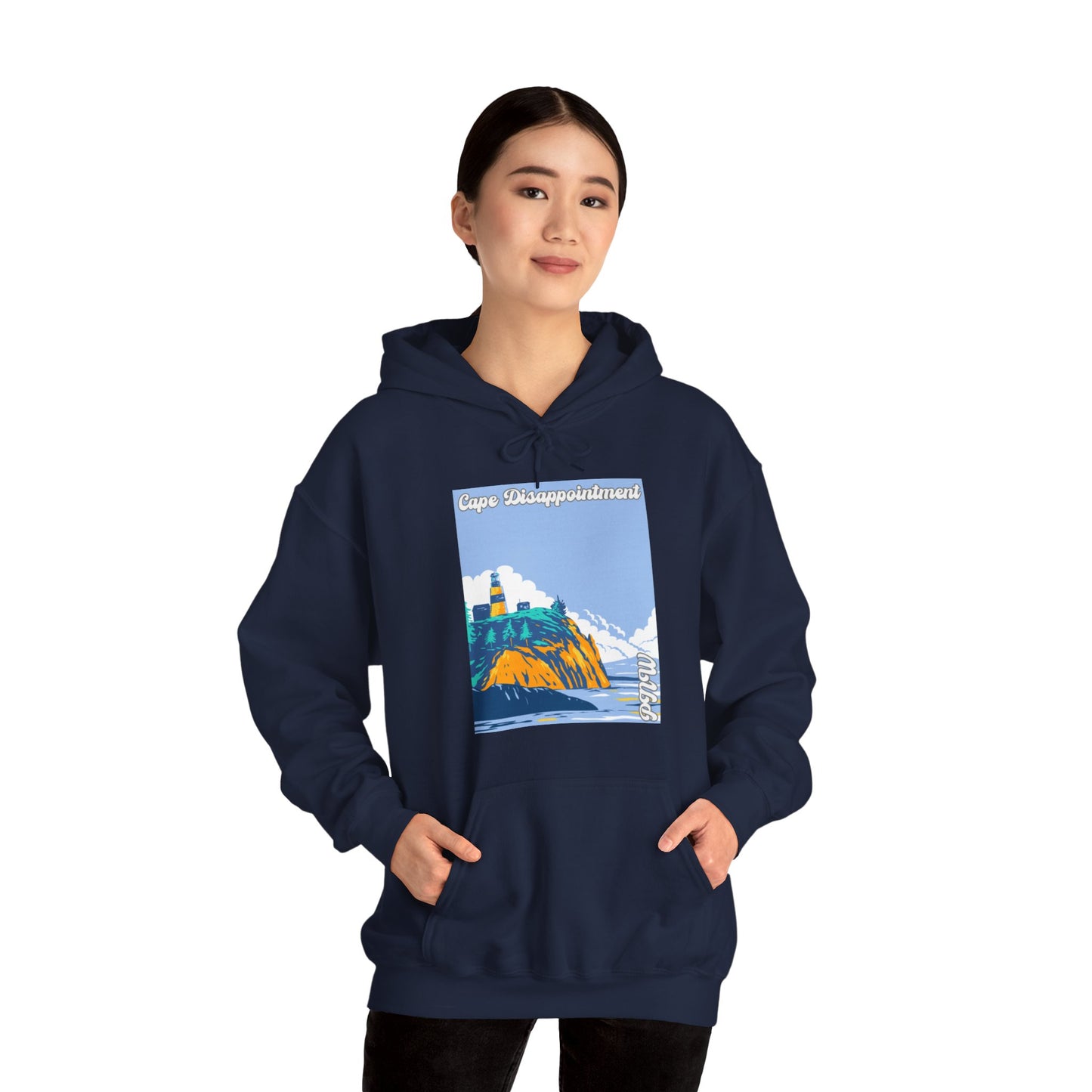 PNW Cape Disappointment Hoodie - Unisex Heavy Blend™ Hooded Sweatshirt