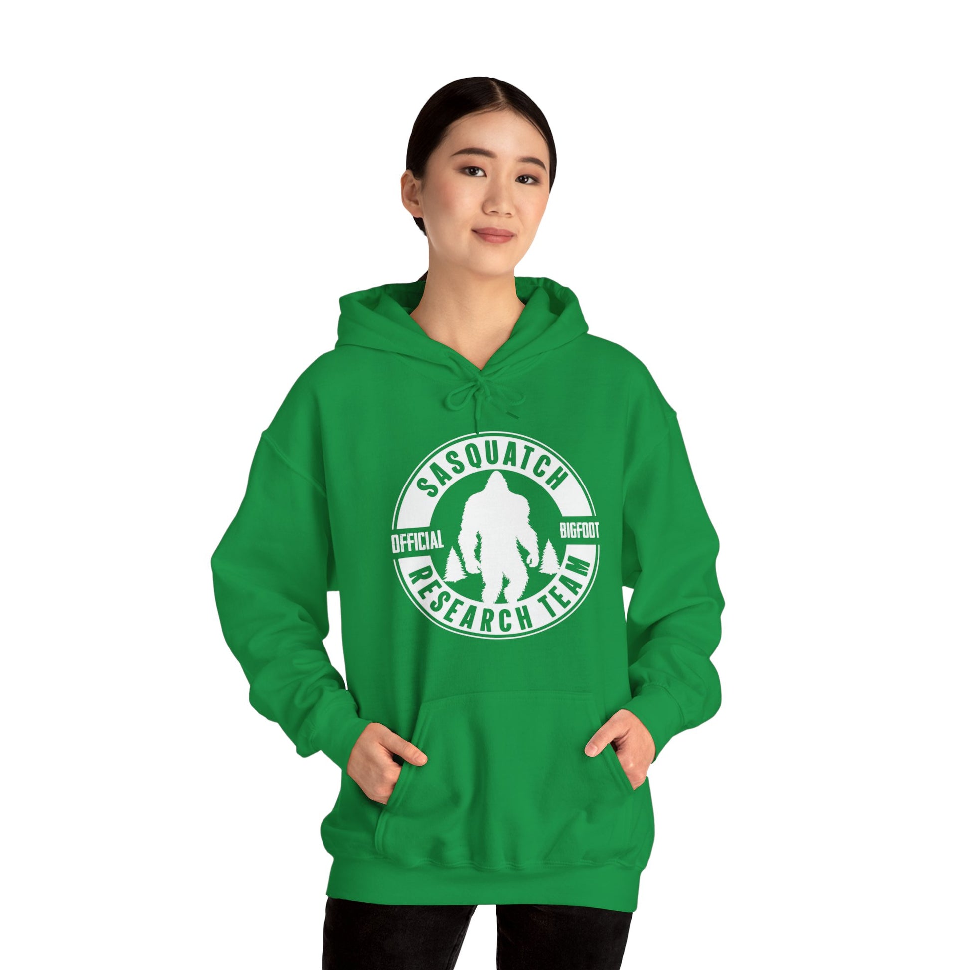 Sasquatch Research Team Official Bigfoot - Hoodie Sweatshirt - Bigfoot Bigheart Studio