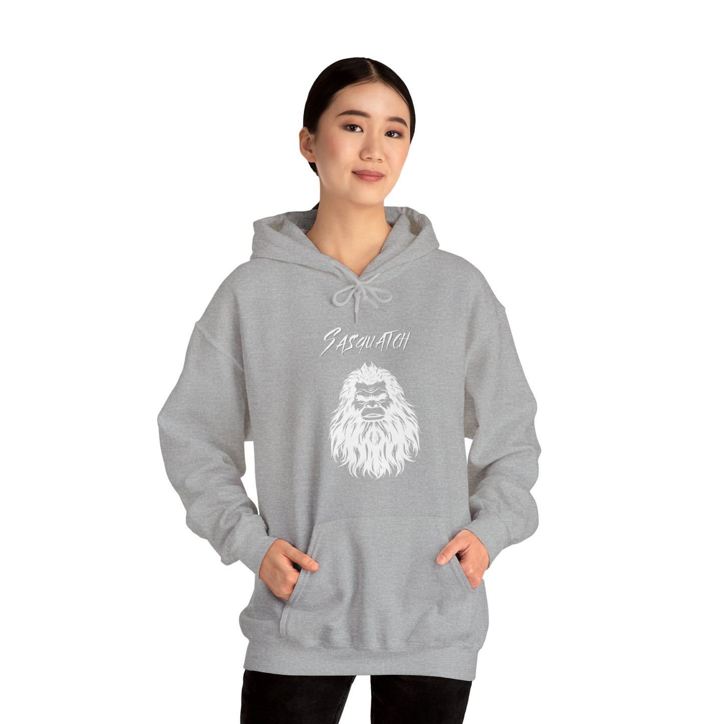 Sasquatch Selfie Adult Hoodie - Unisex Heavy Blend™ Hooded Sweatshirt