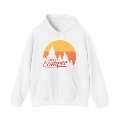 Happy Camper Adult Hoodie - Unisex Heavy Blend™ Hooded Sweatshirt - Bigfoot Bigheart Studio