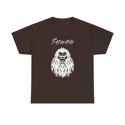 Sasquatch Selfie Adult T-Shirt - Unisex Heavy Cotton Tee