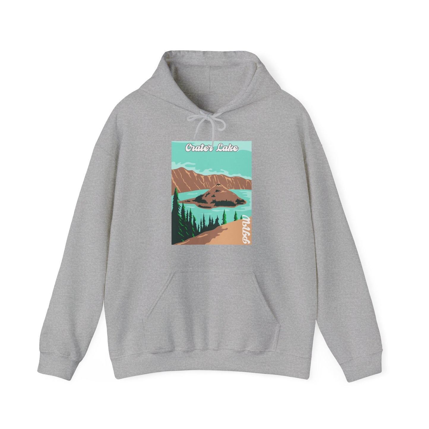 PNW Crater Lake - Hooded Sweatshirt