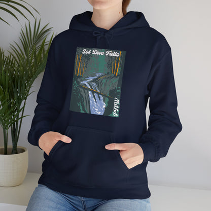 PNW Sol Duc Falls Hoodie - Unisex Heavy Blend™ Hooded Sweatshirt