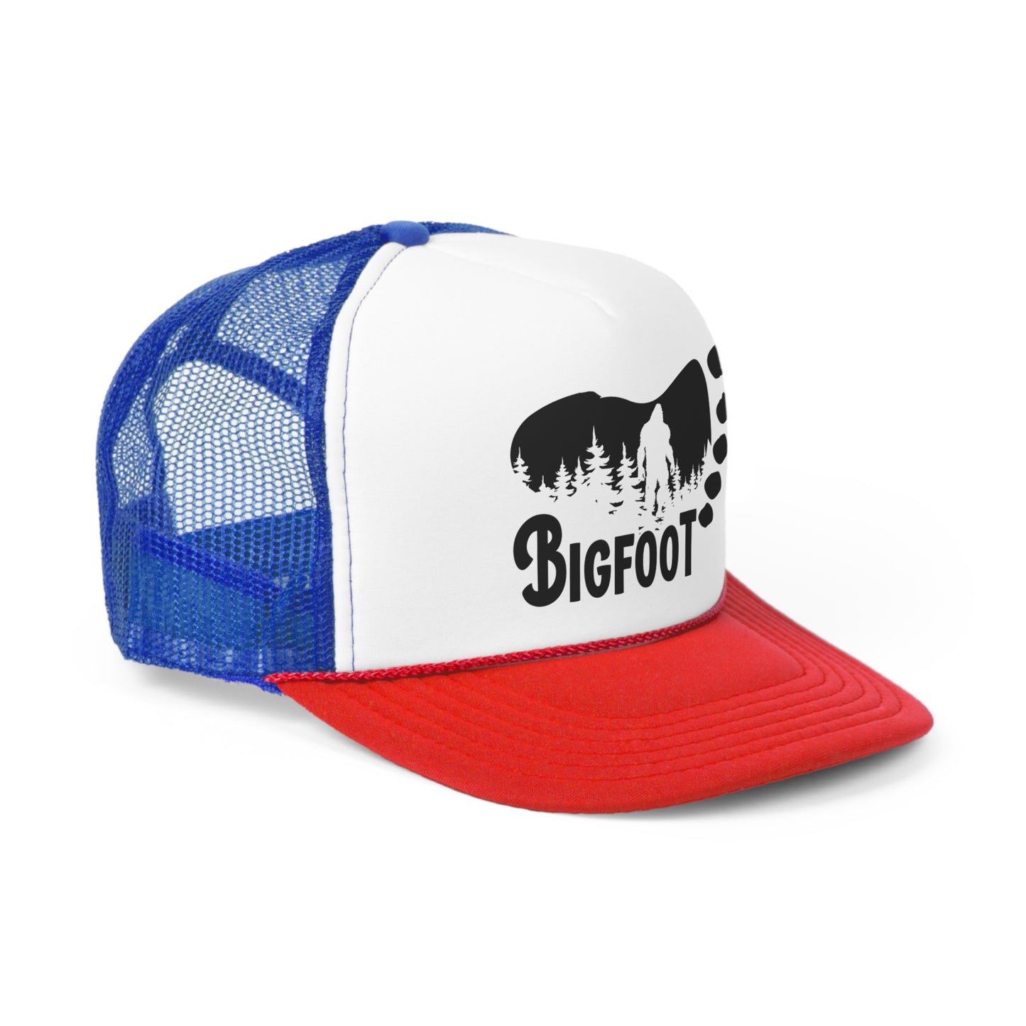 Bigfoot Footprint - Trucker Caps - Bigfoot Bigheart Studio