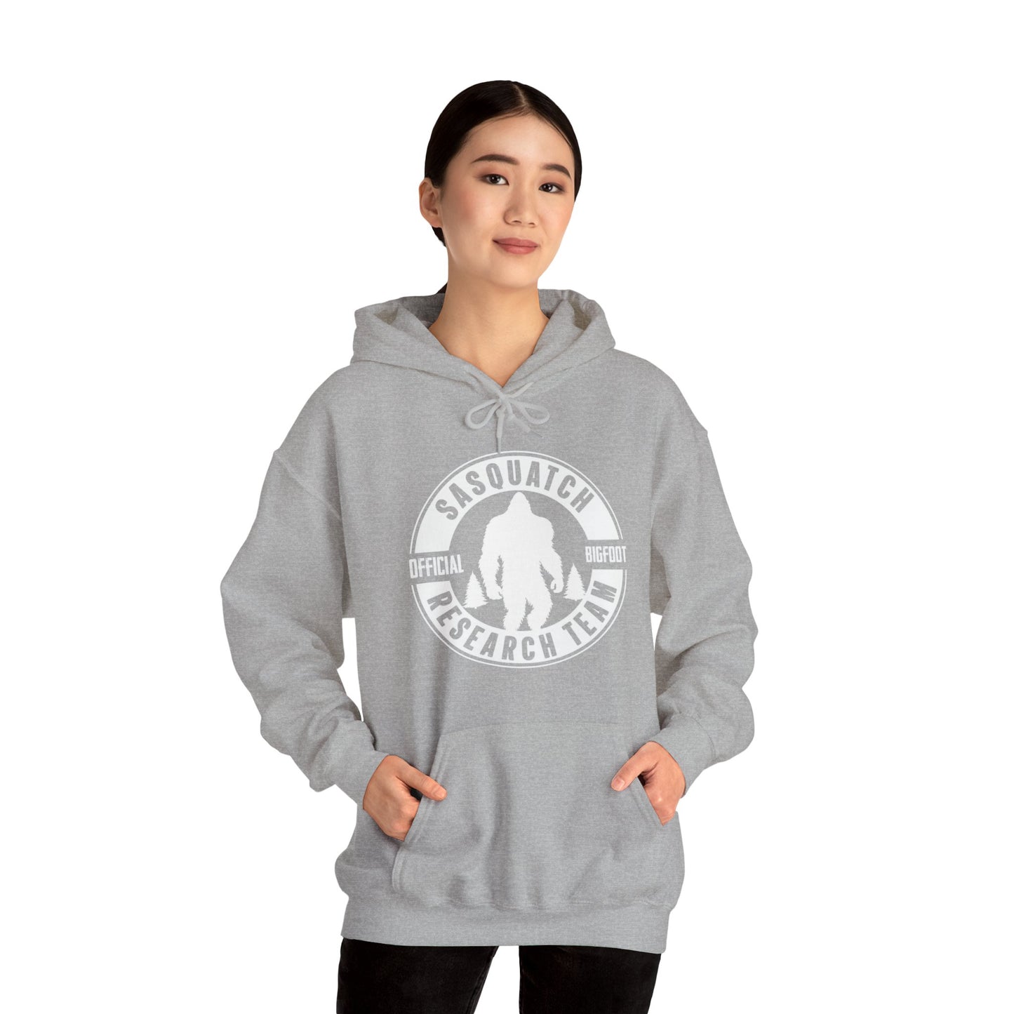 Sasquatch Research Team Official Bigfoot - Hoodie Sweatshirt - Bigfoot Bigheart Studio