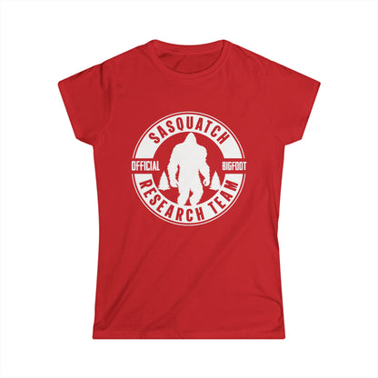 Sasquatch Research Team Official Bigfoot - Women's Softstyle Tee