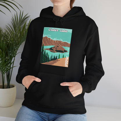 PNW Crater Lake - Hooded Sweatshirt