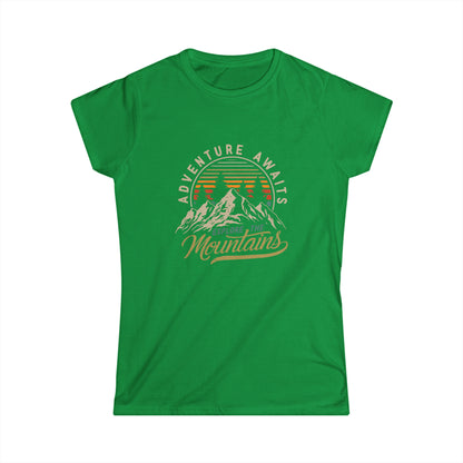 Adventure Awaits - Women's Softstyle Tee