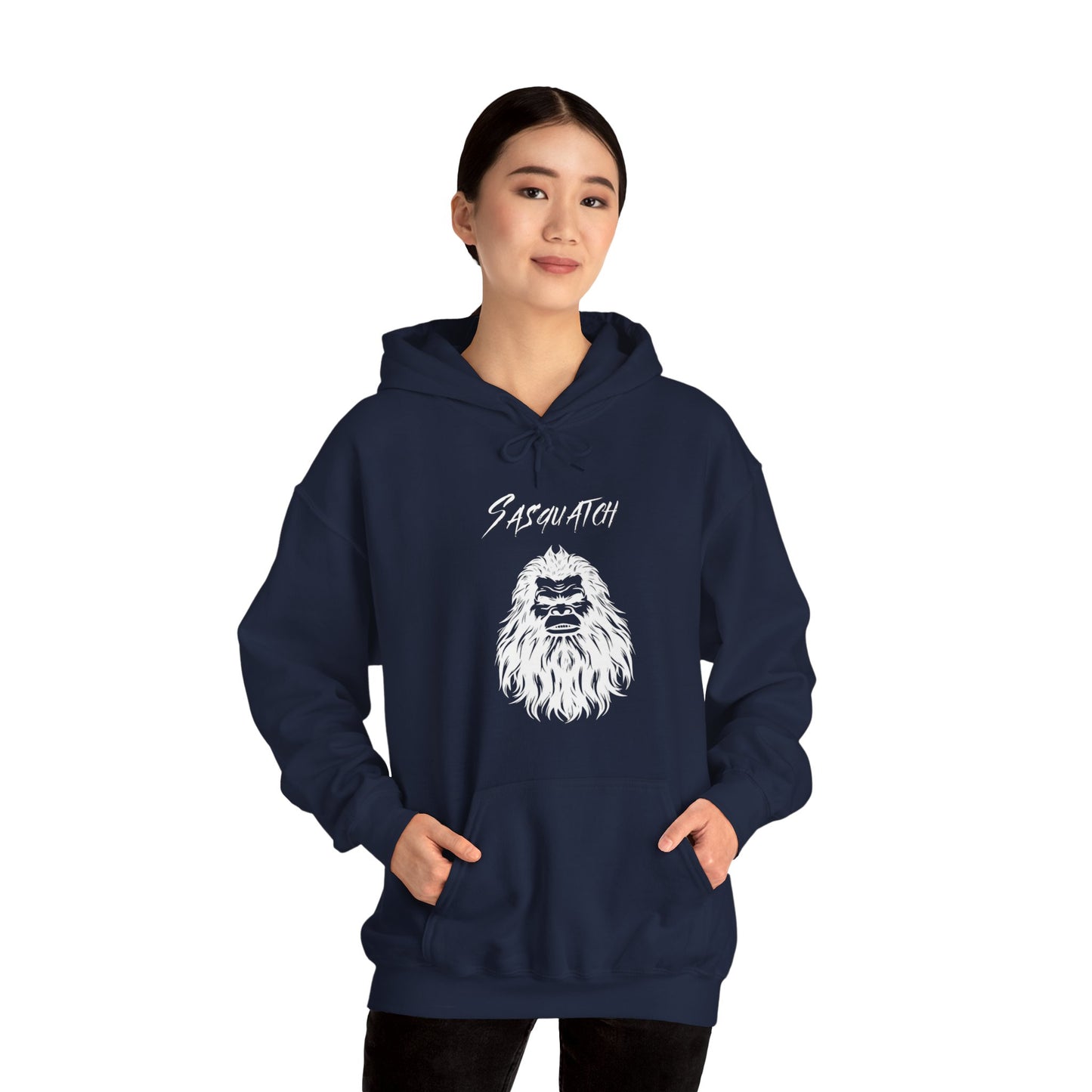 Sasquatch Selfie Adult Hoodie - Unisex Heavy Blend™ Hooded Sweatshirt