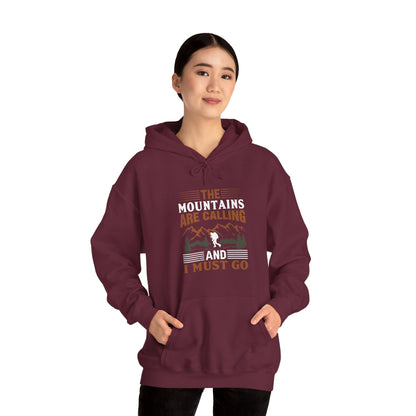 The Mountains Are Calling Hoodie - Unisex Heavy Blend™ Hooded Sweatshirt