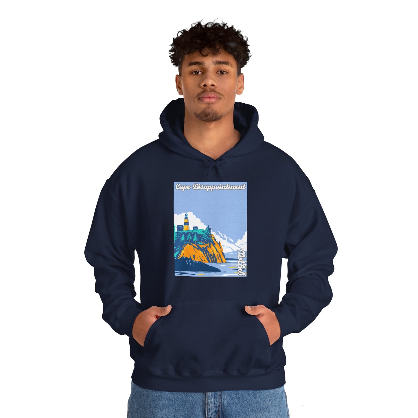 PNW Cape Disappointment Hoodie - Unisex Heavy Blend™ Hooded Sweatshirt