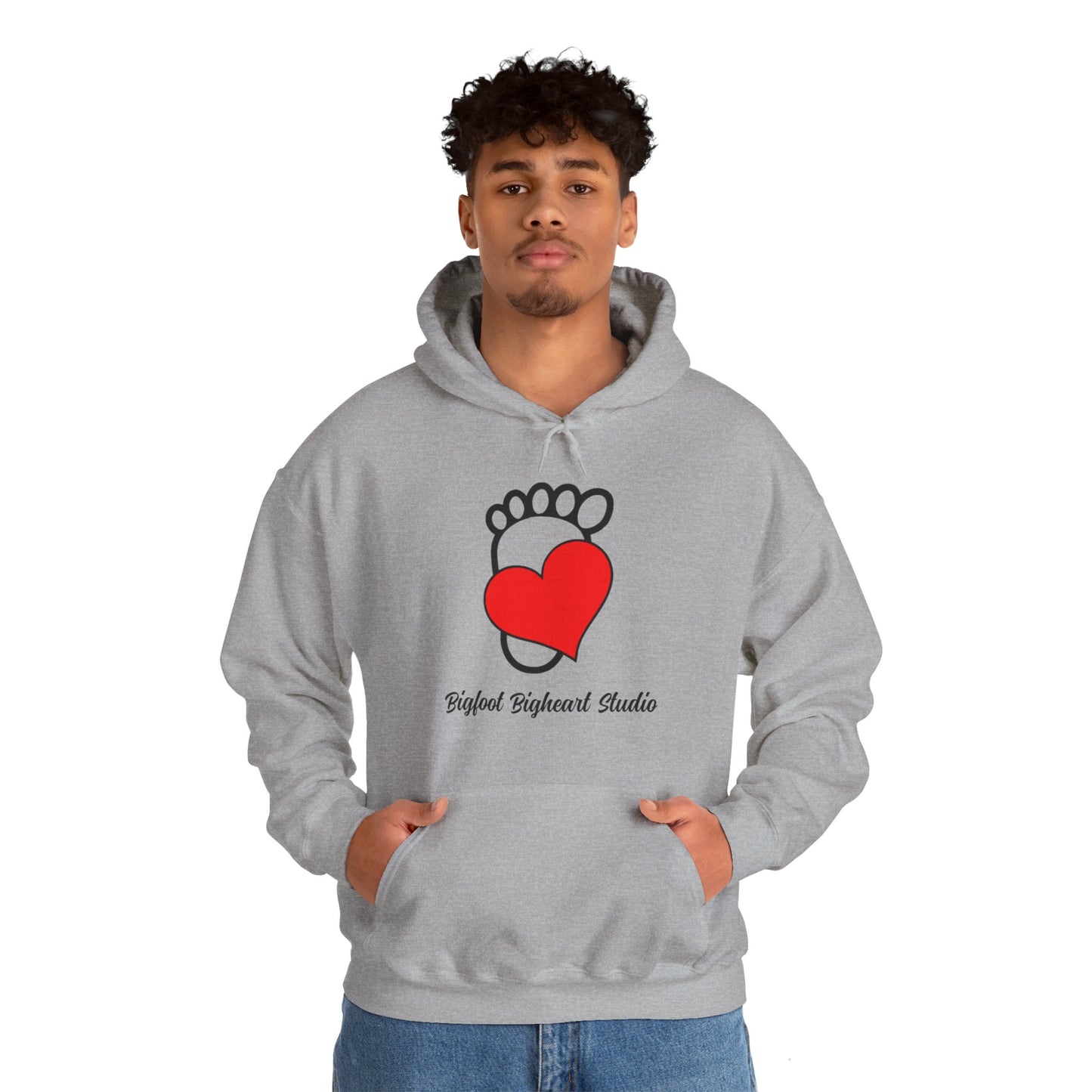 Bigfoot Bigheart Studio Logo Hoodie - Unisex Heavy Blend™ Hooded Sweatshirt