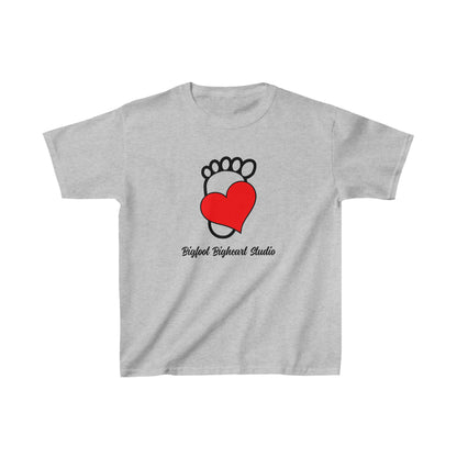 Bigfoot Bigheart Studio Logo Youth T-Shirt - Kids Heavy Cotton Tee - Bigfoot Bigheart Studio