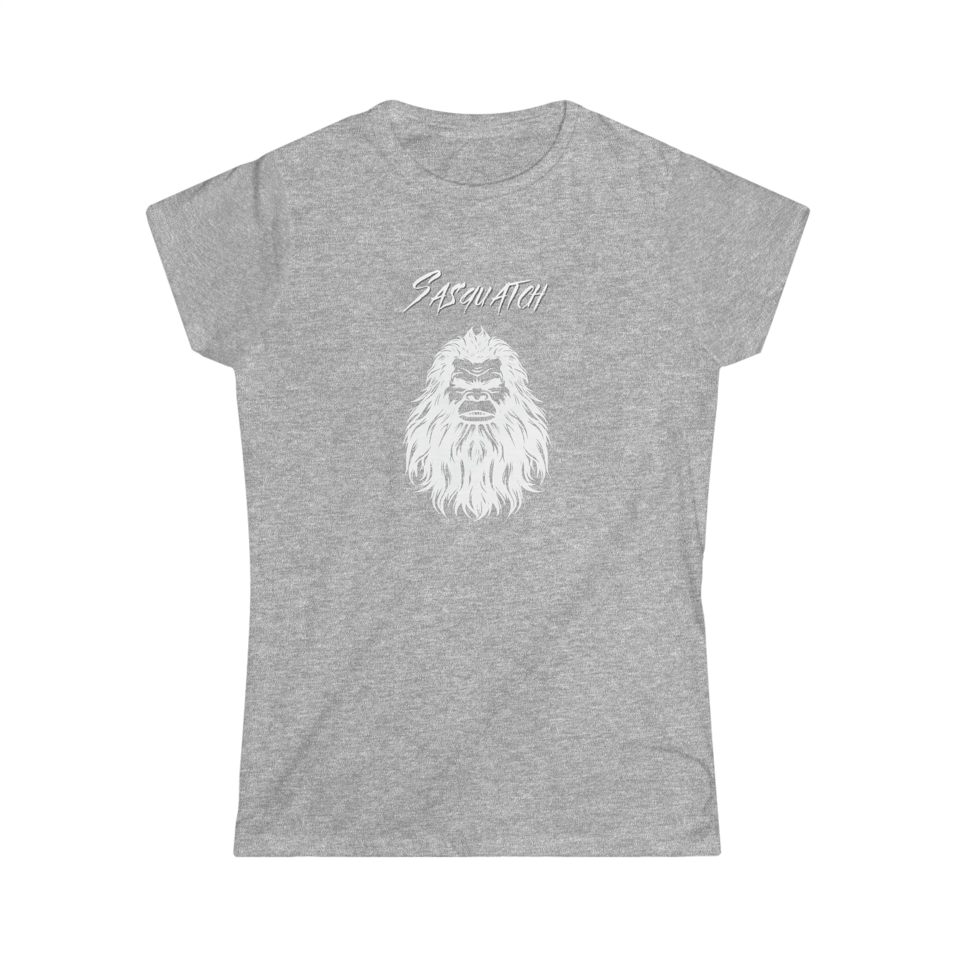 Sasquatch Selfie - Women's Softstyle Tee - Bigfoot Bigheart Studio