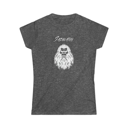 Sasquatch Selfie - Women's Softstyle Tee - Bigfoot Bigheart Studio