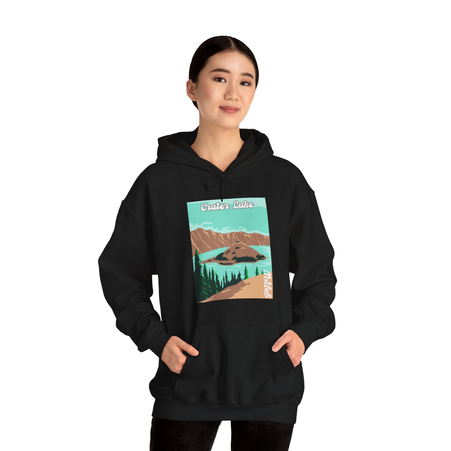 PNW Crater Lake - Hooded Sweatshirt