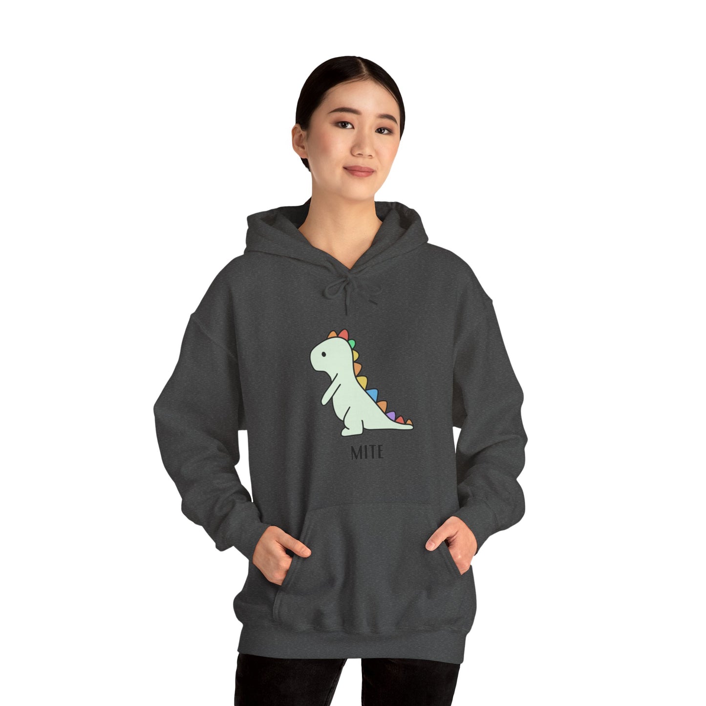 Dino-Mite Hoodie - Unisex Heavy Blend™ Hooded Sweatshirt - Bigfoot Bigheart Studio