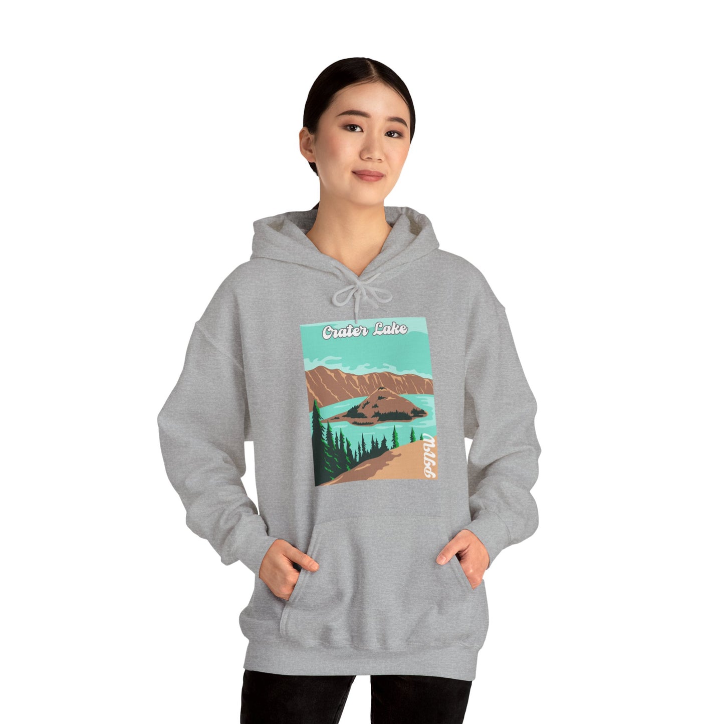 PNW Crater Lake - Hooded Sweatshirt