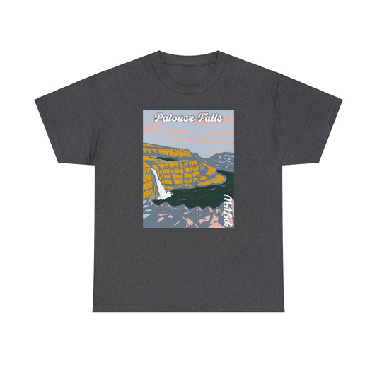 PNW Palouse Falls T-Shirt - Unisex Heavy Cotton Tee