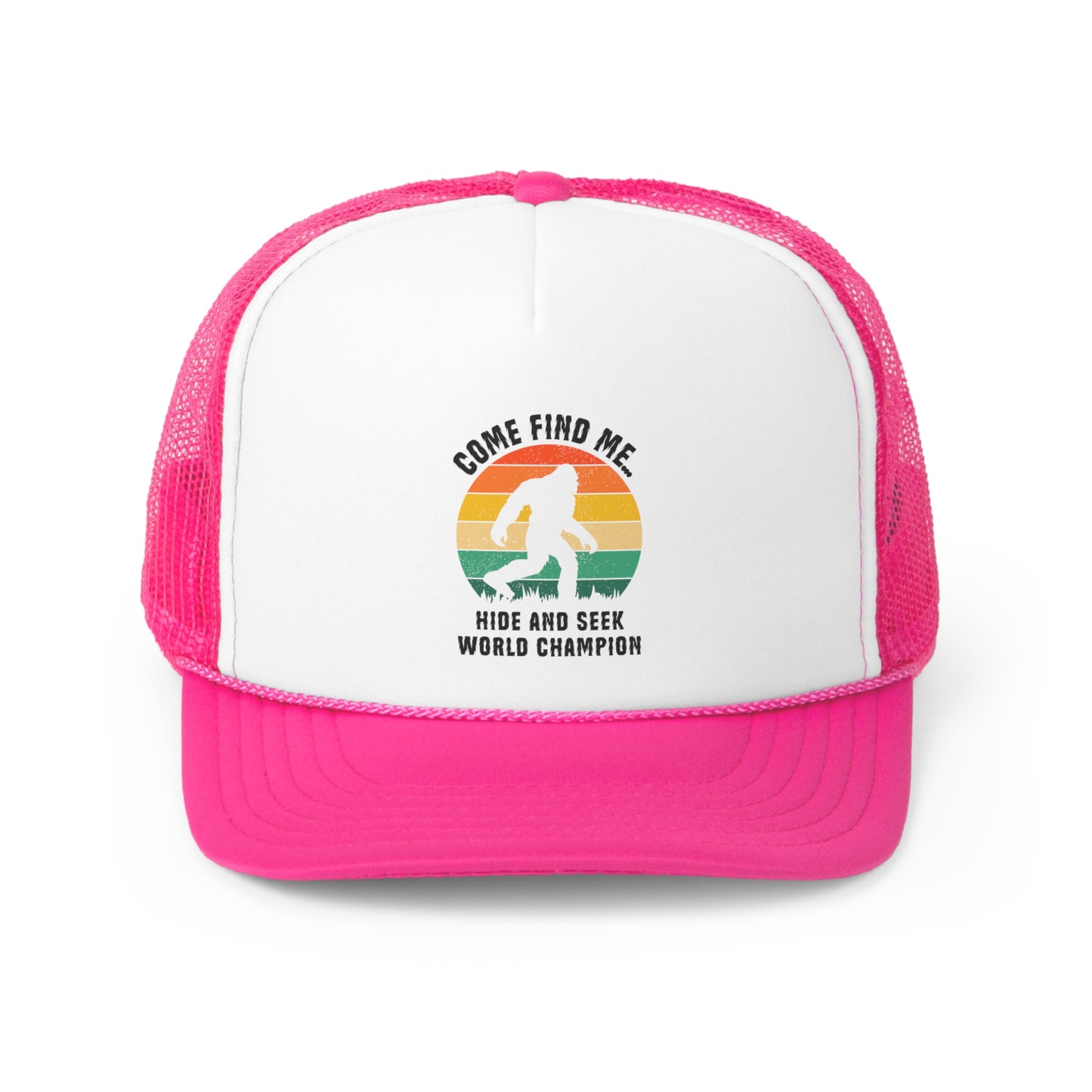 Hide and Seek Champion - Bigfoot - Trucker Caps